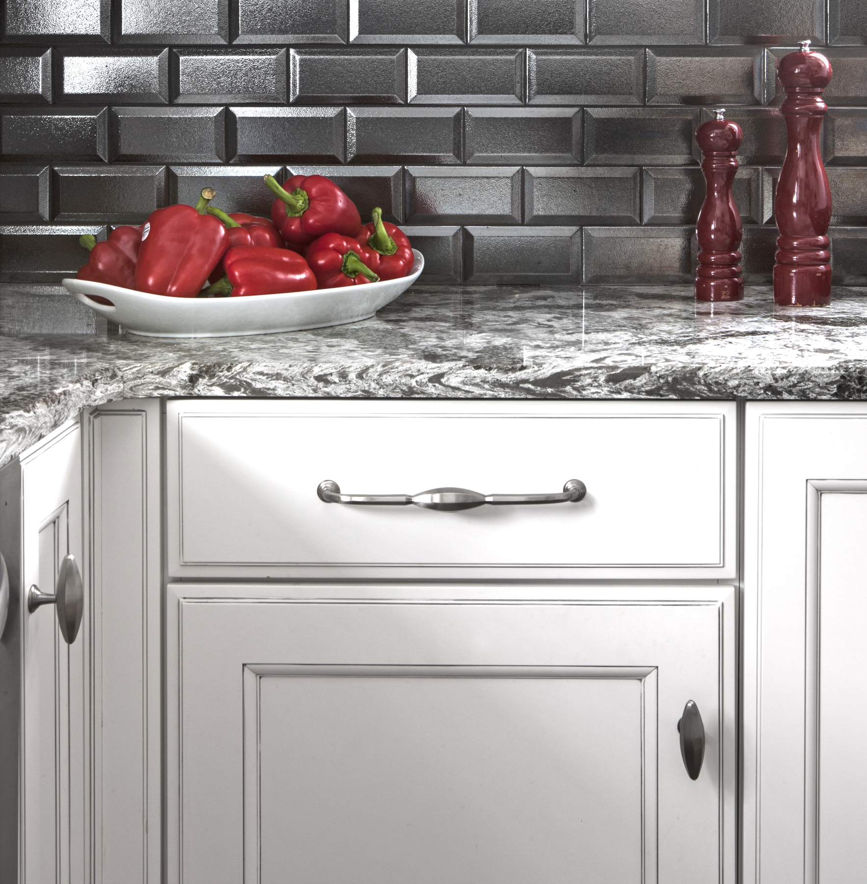 White Cabinetry in Kitchen