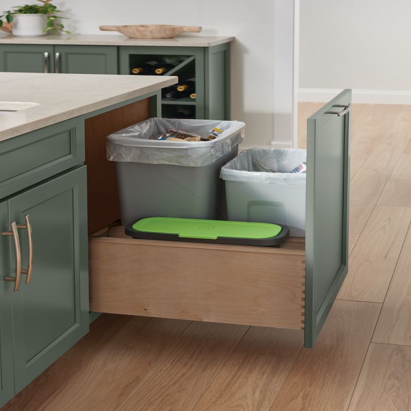 Trash Pullout And Storage